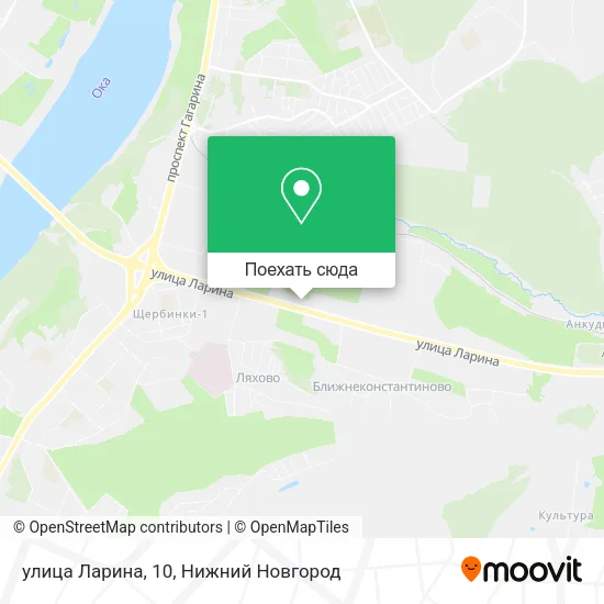 Карта улица Ларина, 10