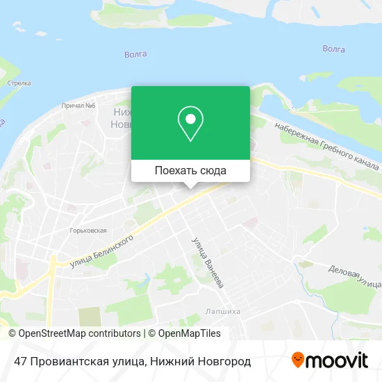 Карта 47 Провиантская улица