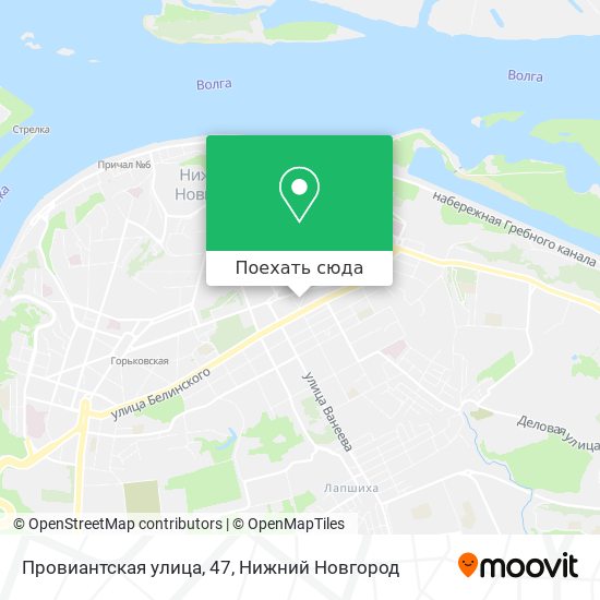 Карта Провиантская улица, 47
