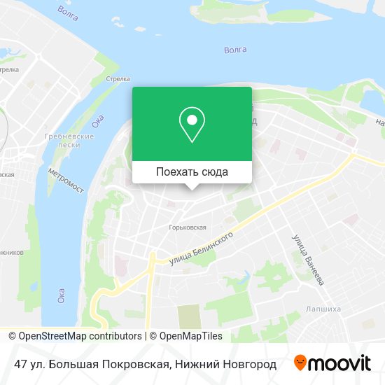 Карта 47 ул. Большая Покровская