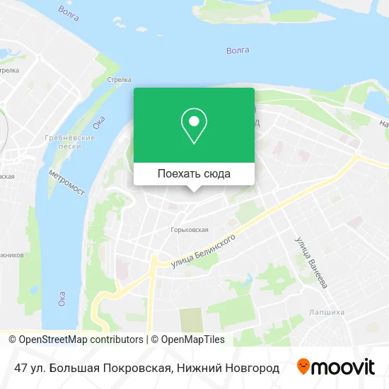Карта 47 ул. Большая Покровская