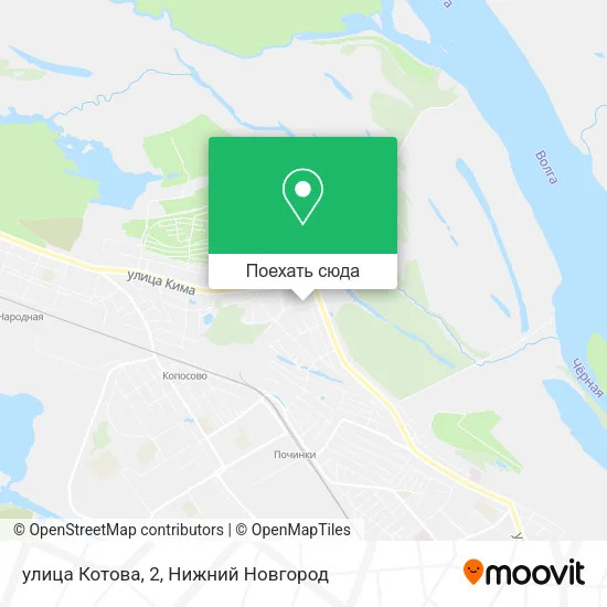 Карта улица Котова, 2