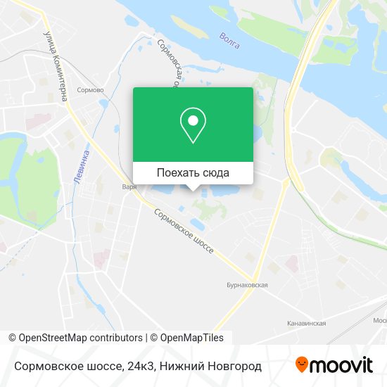 Карта Сормовское шоссе, 24к3