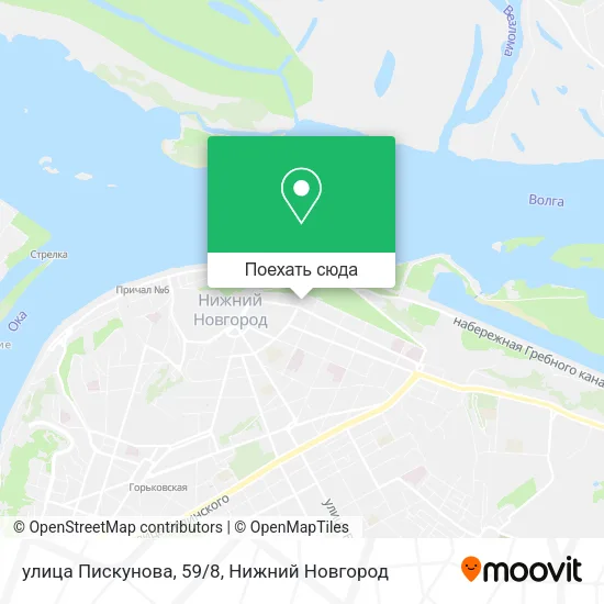 Карта улица Пискунова, 59/8