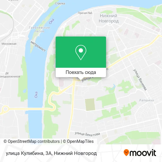 Карта улица Кулибина, 3А
