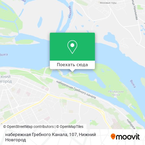 Гребной канал в нижнем новгороде карта