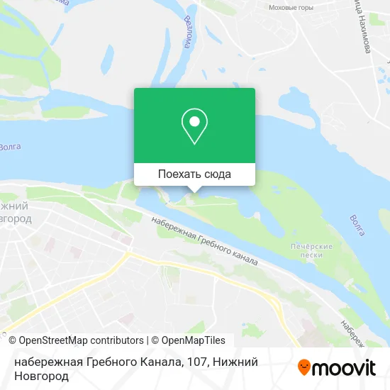Карта набережная Гребного Канала, 107