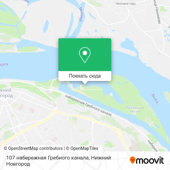 Карта 107 набережная Гребного канала