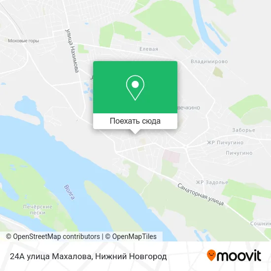 Карта 24А улица Махалова