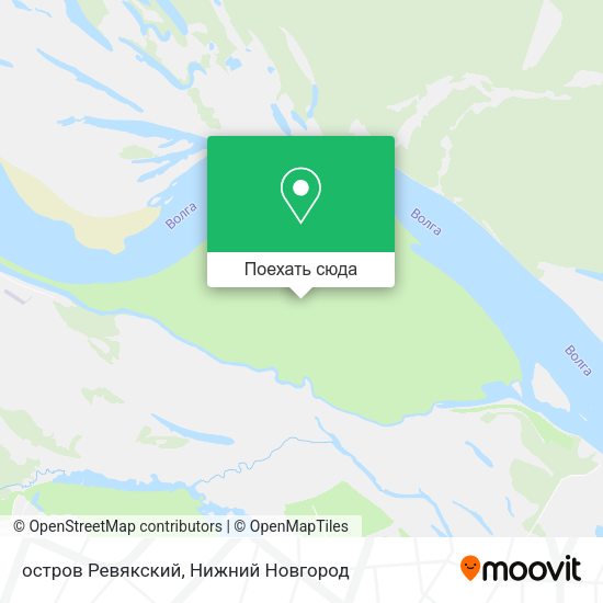 Карта остров Ревякский