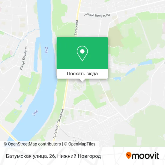 Карта Батумская улица, 26