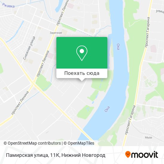 Карта Памирская улица, 11К