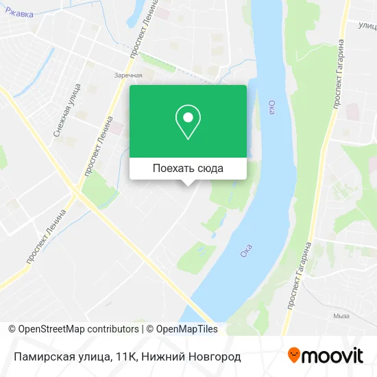 Карта Памирская улица, 11К