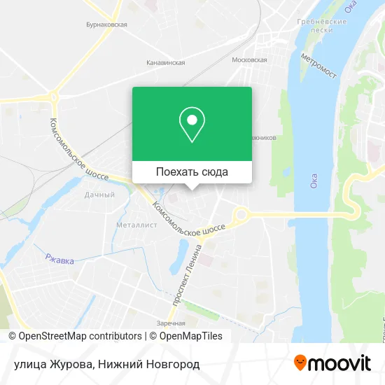 Карта улица Журова