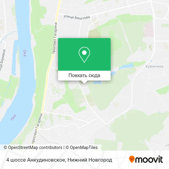 Карта 4 шоссе Анкудиновское