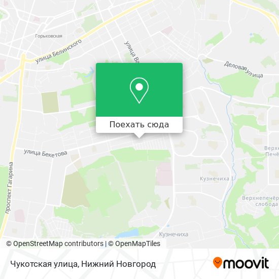 Карта Чукотская улица