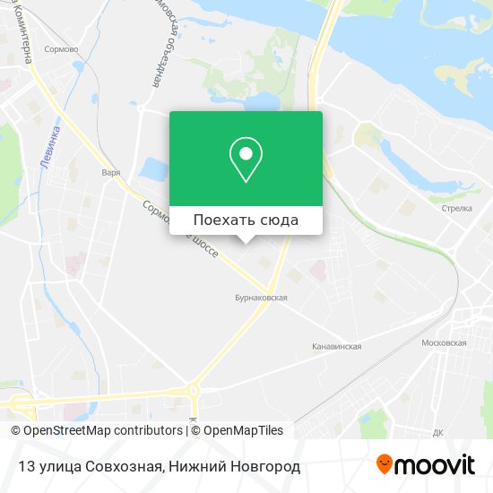 Карта 13 улица Совхозная