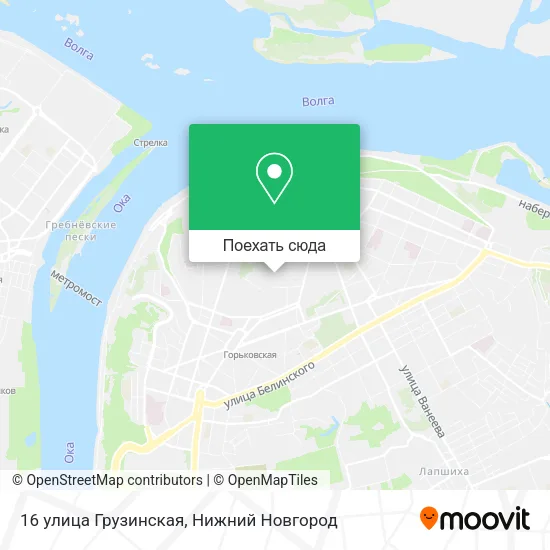 Карта 16 улица Грузинская