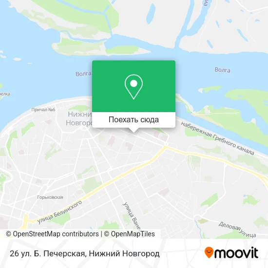 Карта 26 ул. Б. Печерская