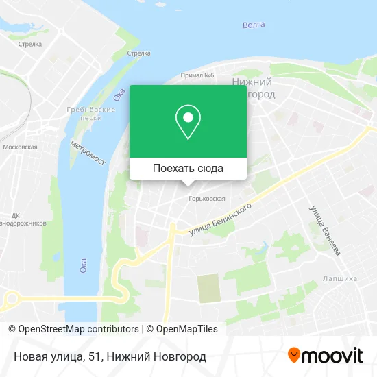 Карта Новая улица, 51