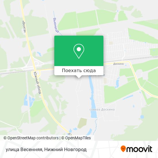 Карта улица Весенняя