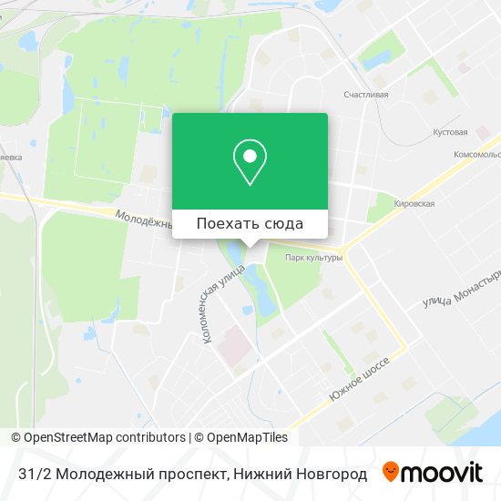 Карта 31/2 Молодежный проспект