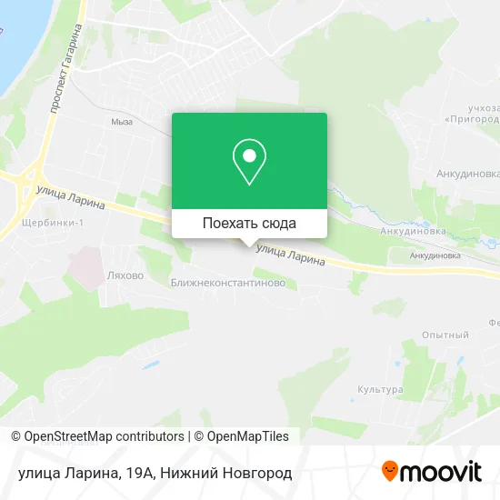 Карта улица Ларина, 19А