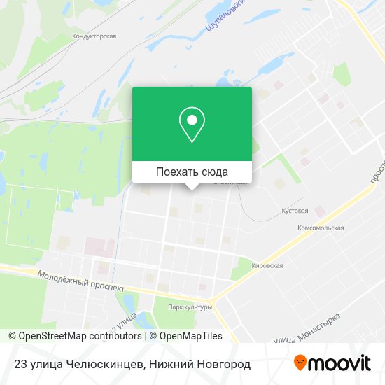 Карта 23 улица Челюскинцев