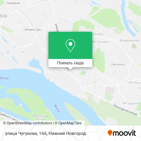 Карта улица Чугунова, 14А
