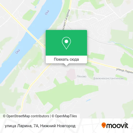 Карта улица Ларина, 7А