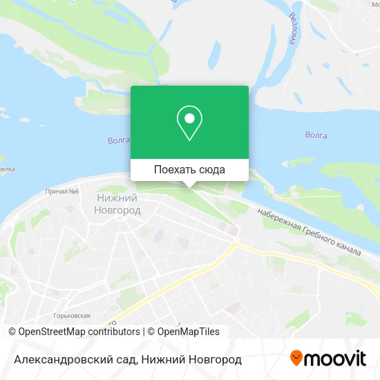 Карта Александровский сад