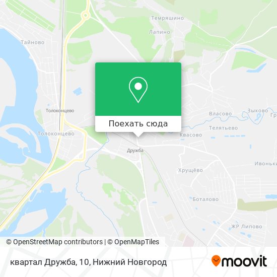 Карта квартал Дружба, 10