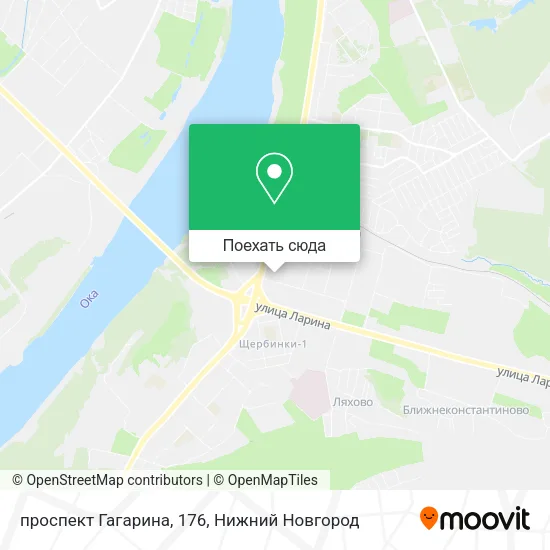 Карта проспект Гагарина, 176