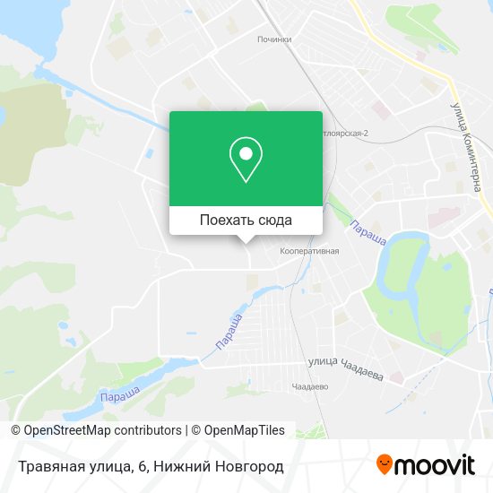 Карта Травяная улица, 6