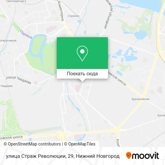 Карта улица Страж Революции, 29