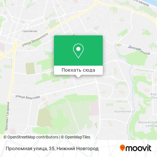 Карта Проломная улица, 35