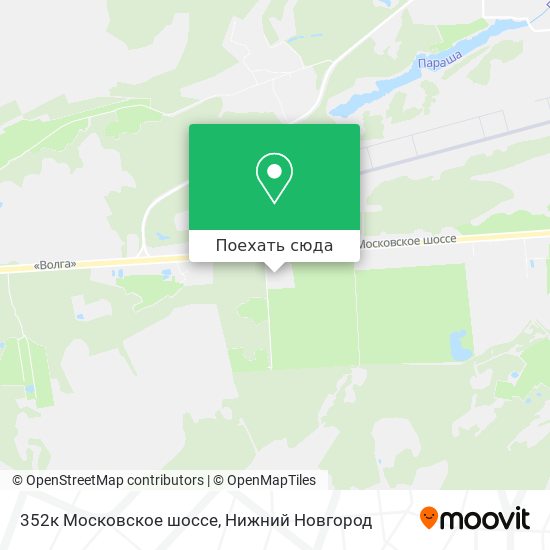 Московское шоссе 352к карта