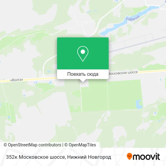 Карта 352к Московское шоссе