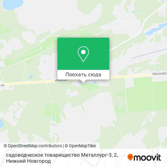 Карта садоводческое товарищество Металлург-3, 2