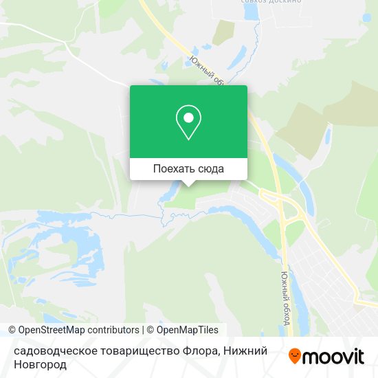 Карта садоводческое товарищество Флора