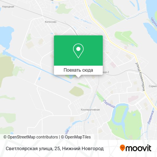 Карта Светлоярская улица, 25