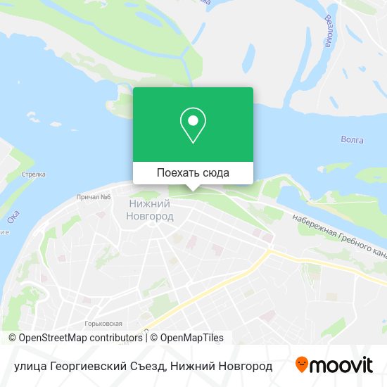 Карта улица Георгиевский Съезд