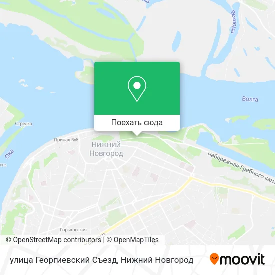 Карта улица Георгиевский Съезд