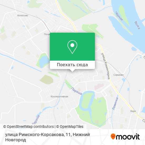 Карта улица Римского-Корсакова, 11