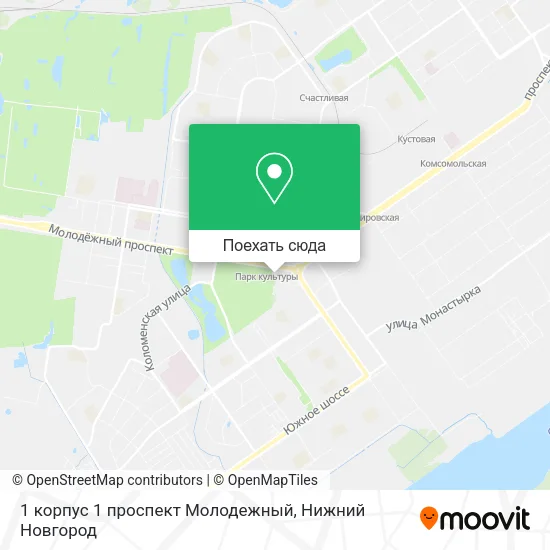 Карта 1 корпус 1 проспект Молодежный