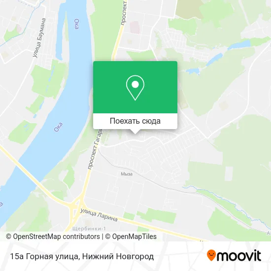 Карта 15а Горная улица