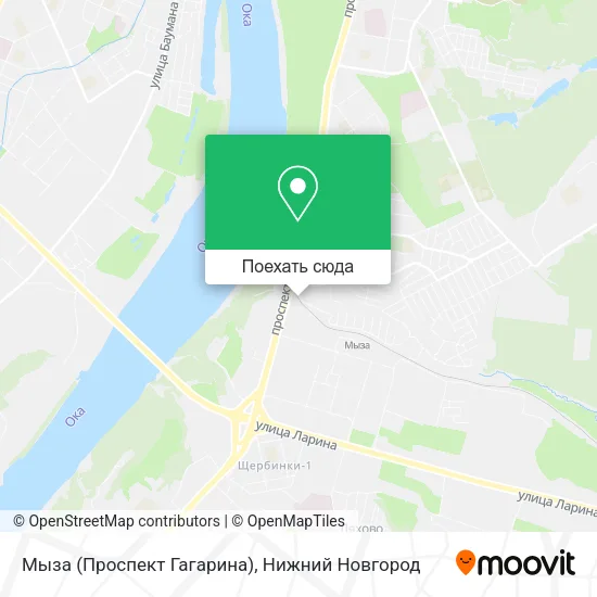 Карта Мыза (Проспект Гагарина)