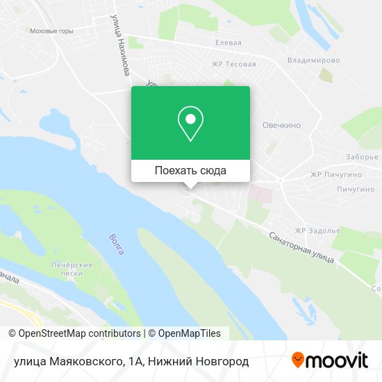 Карта улица Маяковского, 1А