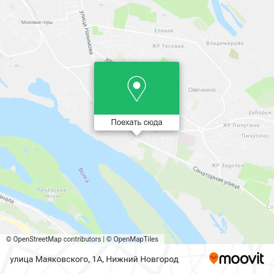 Карта улица Маяковского, 1А