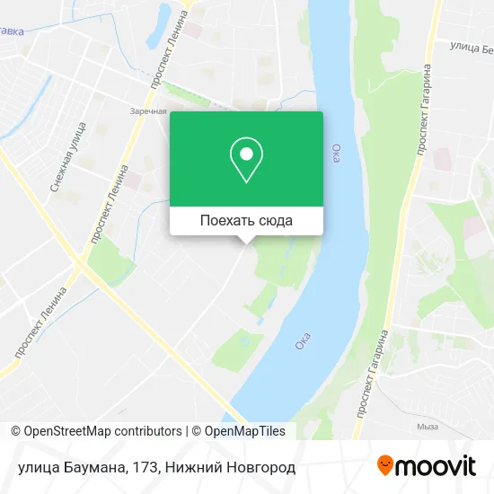 Карта улица Баумана, 173